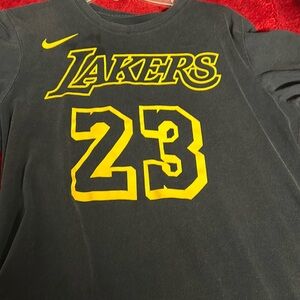 Lakers 23 black Tee Shirt Size M
